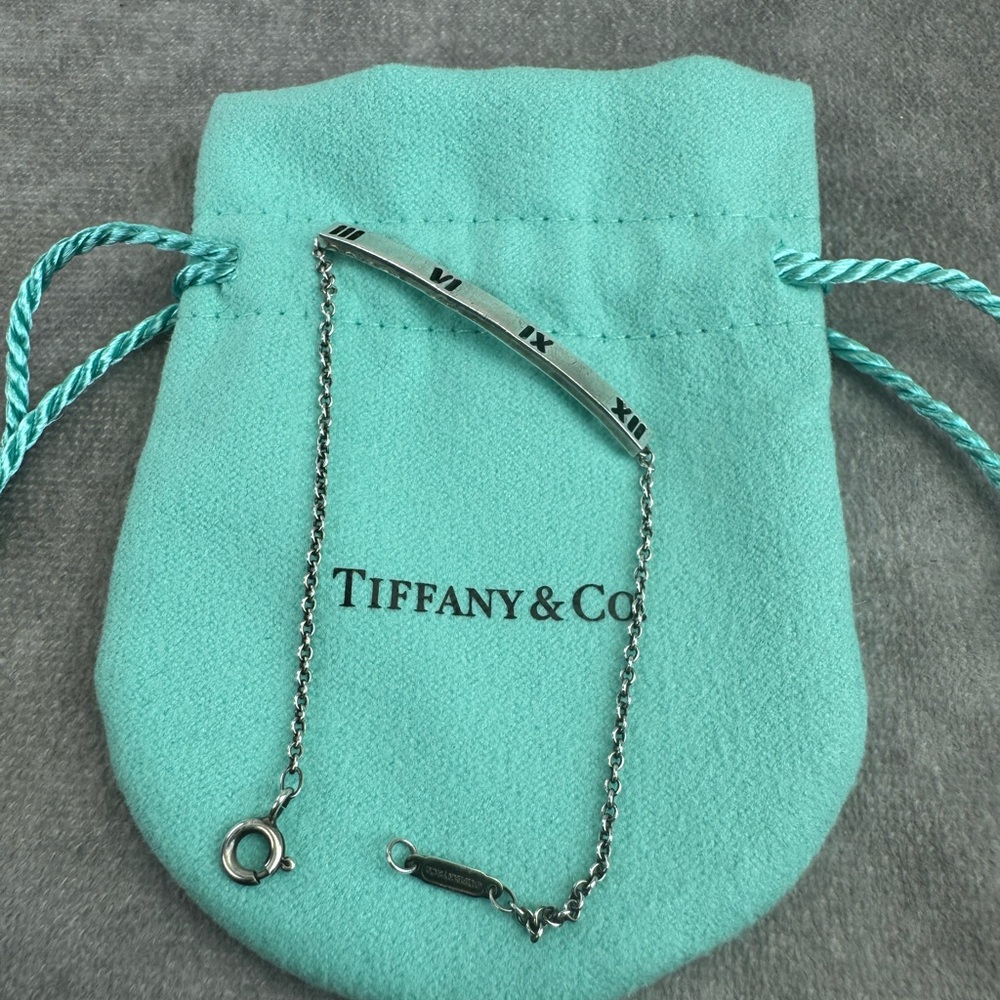 Tiffany & Co Sterling 925 Silver Atlas Bracelet - Picture 2 of 7